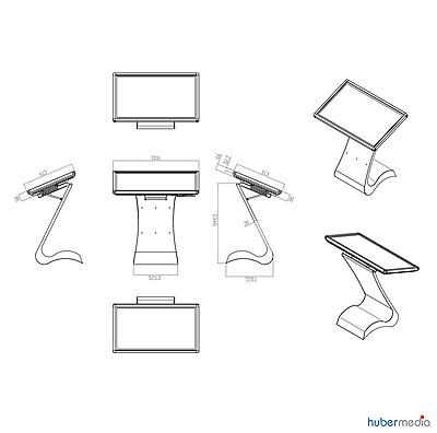 destination.kiosk 42-Zoll Touchpult INDOOR destination.kiosk 42-Zoll Touchpult INDOOR